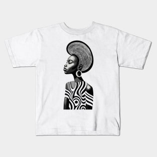 African Woman Kids T-Shirt